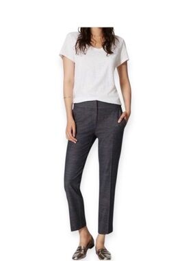LOFT Steel Blue Slim Ankle Pants